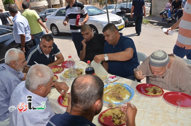 كفرقاسم : ابناء المرحوم الحاج علي توفيق حمودي يُعدون وليمة غداء وقراءة الفاتحة عن روح والدهم المرحوم الحاج علي توفيق حمودي بدير  ابو احسان